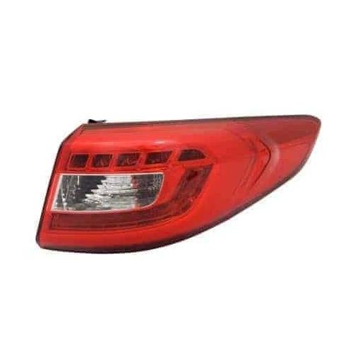 Passenger Side Outer Tail Light Assembly 2015-2017 Hyundai Sonata