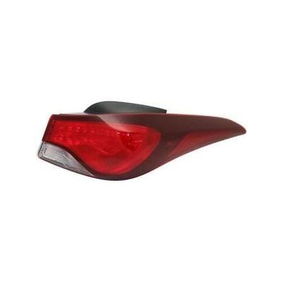 Passenger Side Outer Tail Light Assembly 2014-2014 Hyundai Elantra