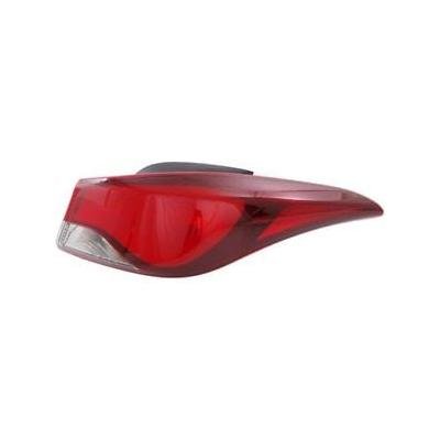 Passenger Side Outer Tail Light Assembly 2014-2016 Hyundai Elantra