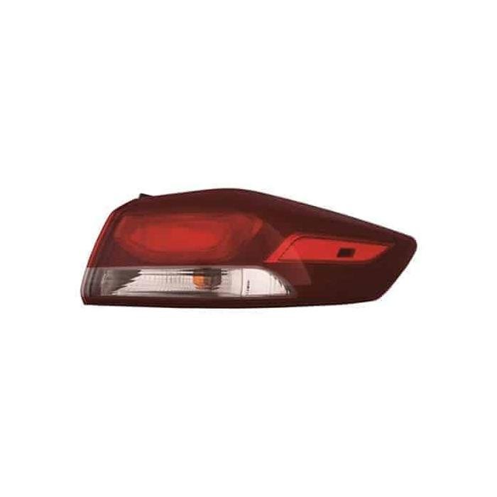Passenger Side Outer Tail Light Assembly 2017-2018 Hyundai Elantra