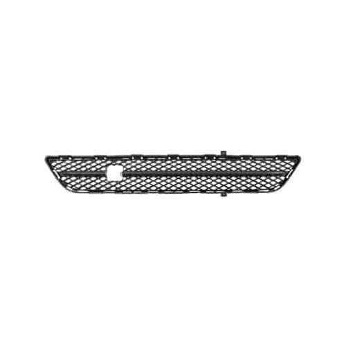 Front Bumper Cover Grille for Base/Journey Models without Technology Package Matte-Black Plastic