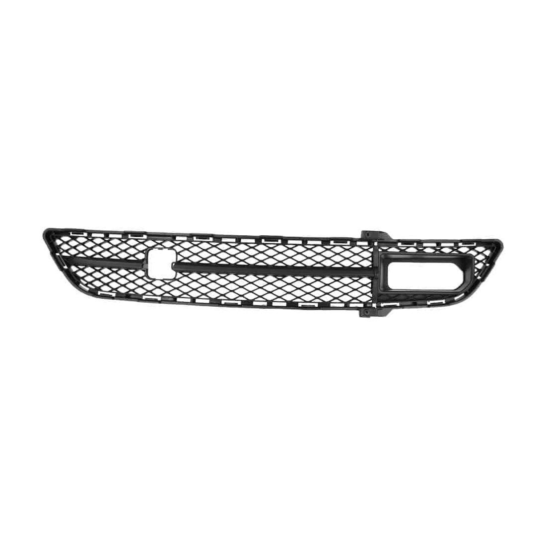 Front Bumper Cover Grille for Base/Journey Models with Technology Package Adaptive Cruise Matte-Black Plastic