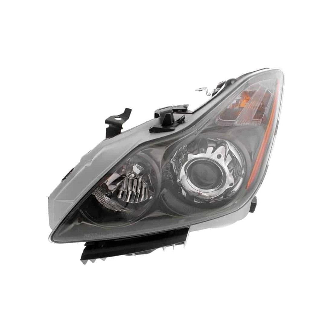 Front Left HeadLamp Composite HID Assembly Coupe and Convertible with Dark Titanium Bezel