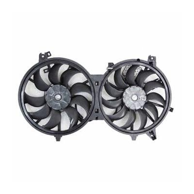 Front Radiator Dual Cooling Fan Assembly for Coupe Convertible and Sedan Models with Manual Transmission