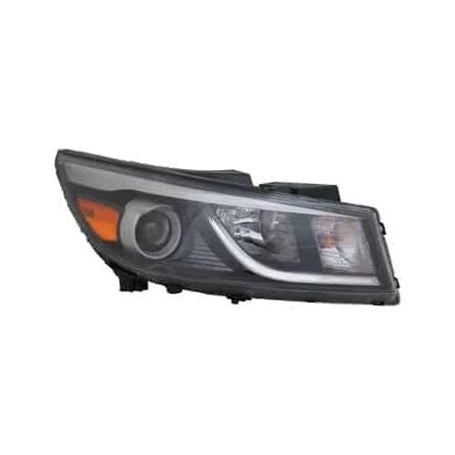 Passenger Side Headlight Assembly 2015-2018 Kia Sedona