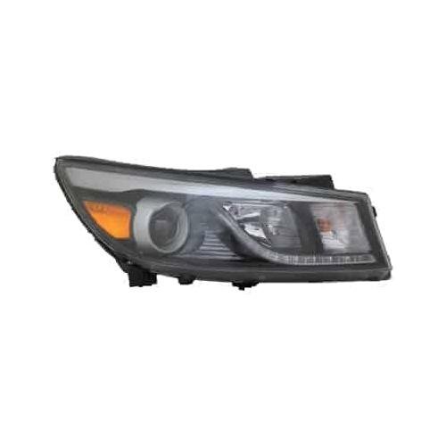Passenger Side Headlight Assembly 2015-2018 Kia Sedona