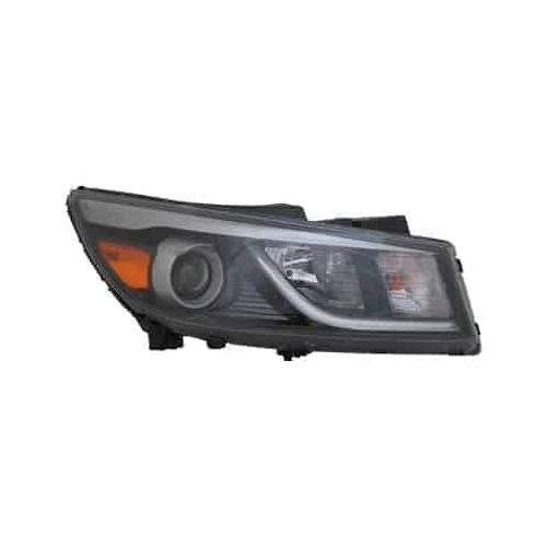 Passenger Side Headlight Assembly 2015-2018 Kia Sedona