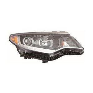 Passenger Side Headlight Assembly 2016-2018 Kia Optima