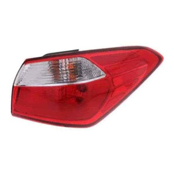 Rear Passenger Side Tail Lamp Assembly 2014-2016 Kia Forte