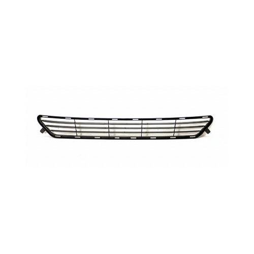 Front Bumper Grille Black Made of Plastic