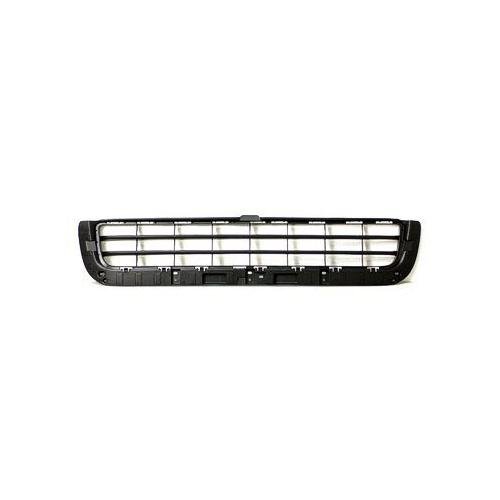 Front Bumper Grille Black Made of Plastic