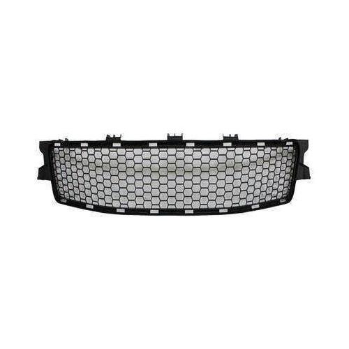 Front Bumper Grille Matte-Black Plastic