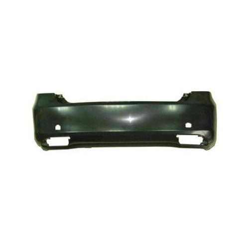 Rear Bumper Cover Primed PTM without Park Assist Sensor Holes -CAPA Certified
