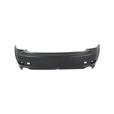 Rear Bumper Cover Primed PTM without Park Assist Sensor Holes -CAPA Certified