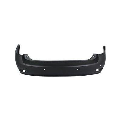 Rear Bumper Cover Primed PTM with Park Assist Sensor Holes -CAPA Certified