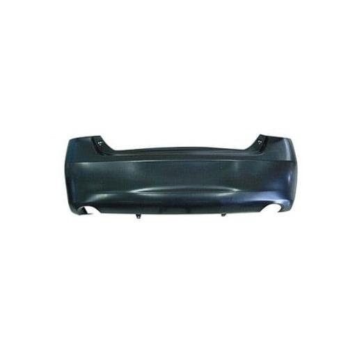Rear Bumper Cover Primed PTM without Park Assist Sensor Holes -CAPA Certified