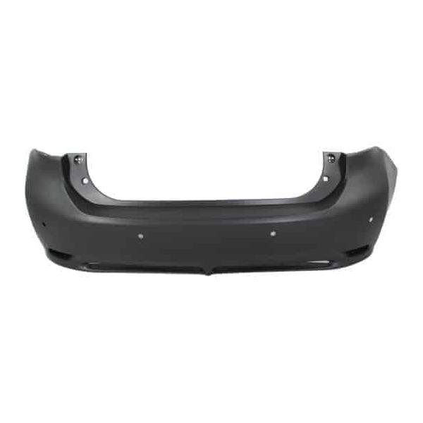 Rear Bumper Cover Primed PTM with Park Assist Sensor Holes without F-Sport Package -CAPA Certified