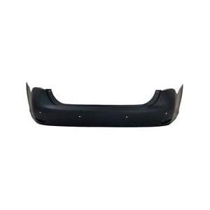 Rear Bumper Cover Primed PTM with Park Assist Sensor Holes -CAPA Certified