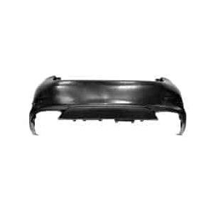 Rear Bumper Cover Primed PTM without Park Assist Sensor Holes for Japan Built Models with Lower Textured Area -CAPA Certified