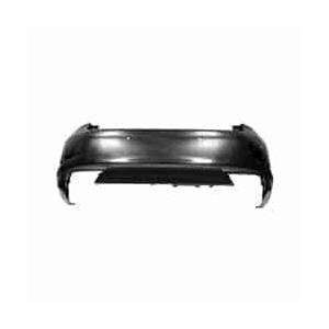 Rear Bumper Cover Primed PTM with Park Assist Sensor Holes for Japan Built Models with Lower Textured Area -CAPA Certified