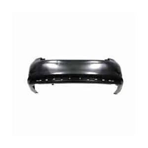 Rear Bumper Cover Primed PTM with Park Assist Sensor Holes -CAPA Certified