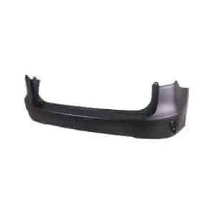 Rear Bumper Cover Without Park Assist Sensor Holes Primed PTM #1 Only -CAPA Certified