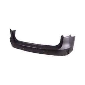 Rear Bumper Cover With Park Assist Sensor Holes Primed PTM #1 Only -CAPA Certified