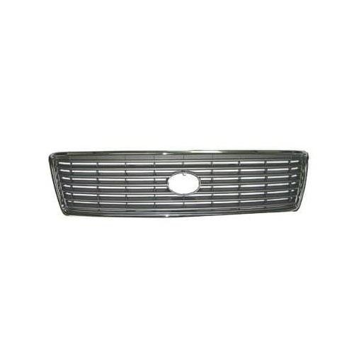 Front Grille Chrome and Gray