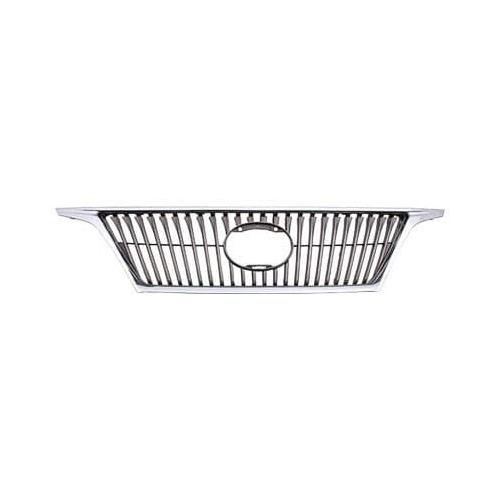 Front Grille without Pre Collision System Chrome Frame and Dark Gray Bars