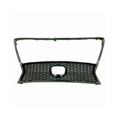 Front Grille with F-Sport Package Chrome and Black