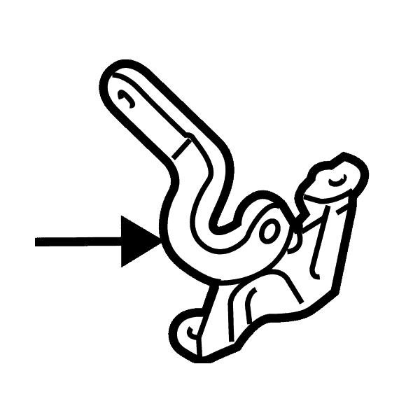 Front Left Hood Hinge Steel