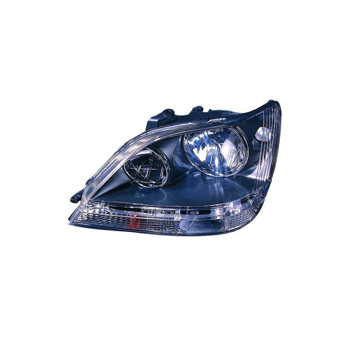 Front Left HeadLamp Composite Assembly with Black Bezel