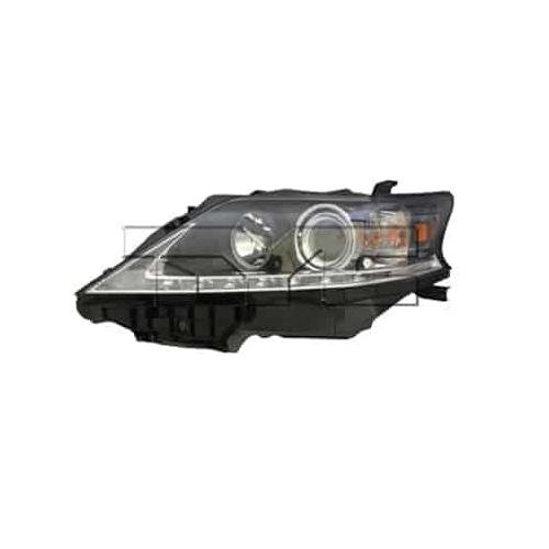 Front Left HeadLamp Composite Halogen Assembly for Canada Built Models Black Bezel with LED