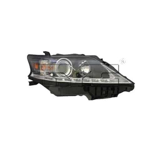 Front Right HeadLamp Composite Halogen Assembly for Canada Built Models Black Bezel with LED