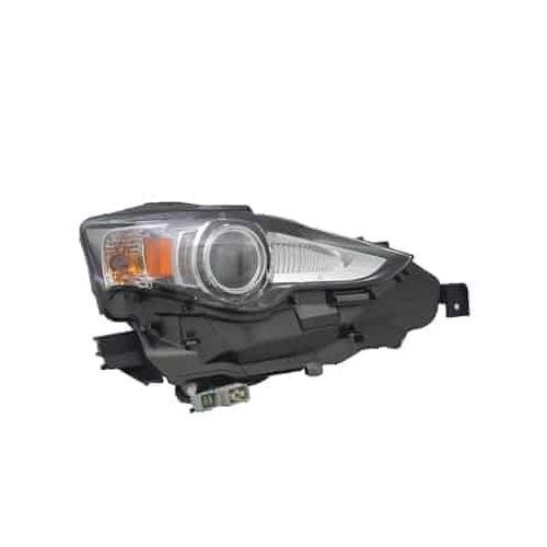 Front Right HeadLamp Composite HID Lens and Housing fits Sedan Models