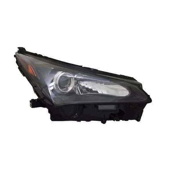 Front Right HeadLamp Halogen/LED Lens and Housing Includes Internal LED Controller