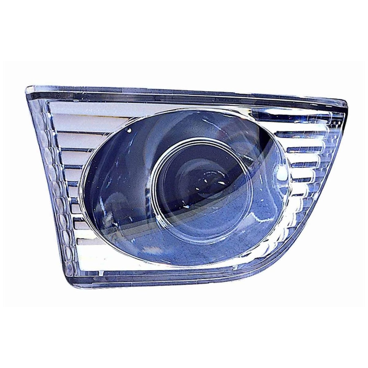 Front Left Bumper Fog Lamp Lens and Housing White Lens