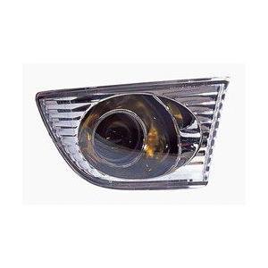 Front Right Bumper Fog Lamp Lens and Housing Yellow Lens for Sedan Models