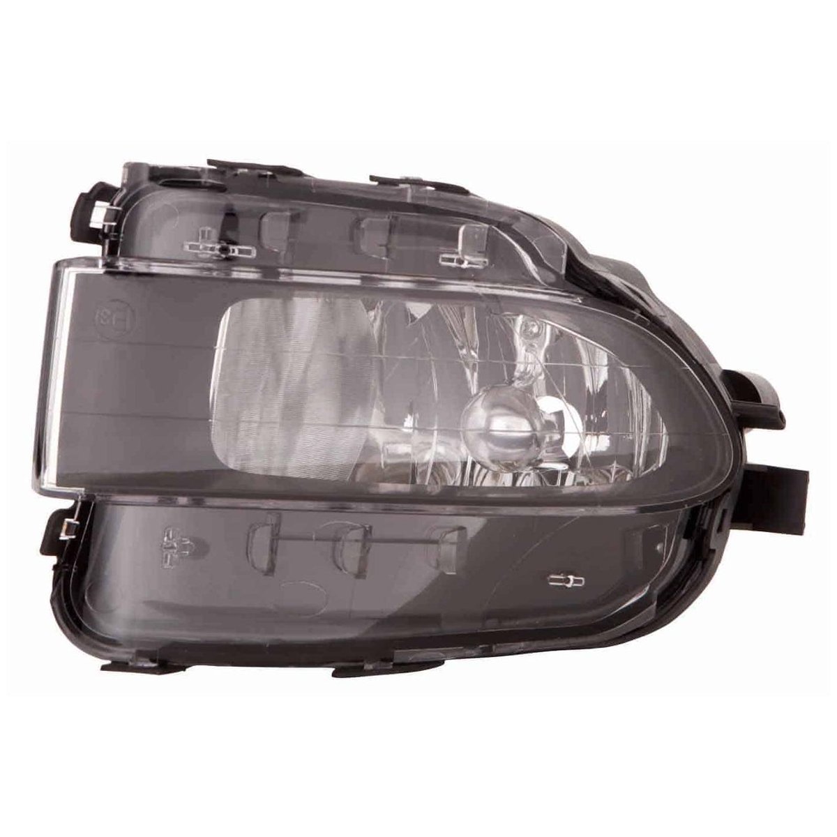 Front Right Bumper Fog Lamp Lens and Housing