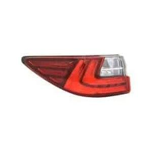 Rear Left Tail Lamp Outer Assembly Body Mounted
