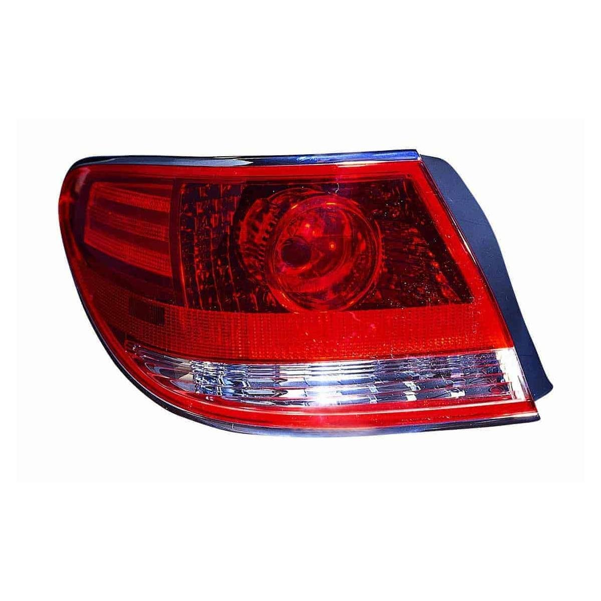 Rear Left Tail Lamp Outer Lens and Housing