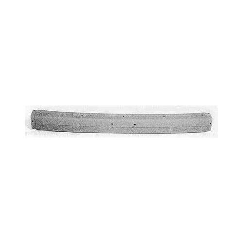 Front Bumper Face Bar Black without Pad Holes