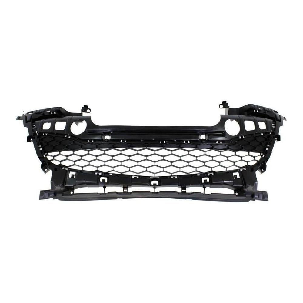 Front Bumper Cover Grille Except Mazda Speed Matte-Dark Gray