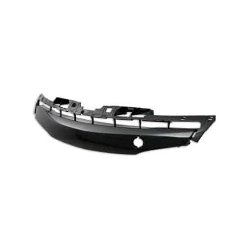 Front Bumper Cover Grille with Fog Lamps Painted Silver and Black