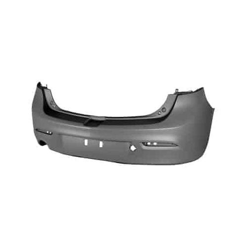 Rear Bumper Cover Primed PTM for 2.0L Engine Hatchback Models with Single Exhaust