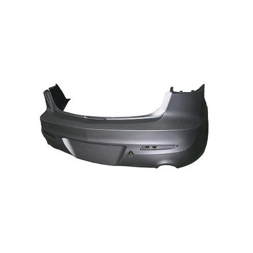 Rear Bumper Cover Primed PTM for 2.5L Sedan Models with Dual Exhaust -CAPA Certified