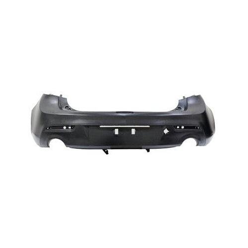 Rear Bumper Cover Primed PTM for Hatchback Models with 2.3L and 2.5L Engines with Dual Exhaust without Spoiler Holes