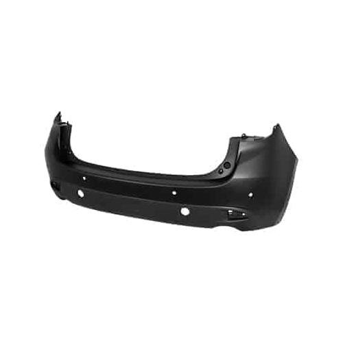 Rear Bumper Cover Primed PTM for Hatchback Models with Textured Lower Area -CAPA Certified