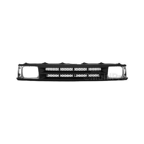Front Grille 2WD Black and Silver