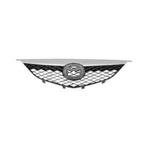 Front Grille Black with Chrome Molding